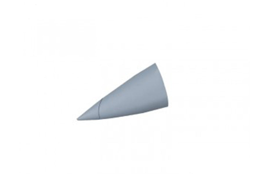 Gray cowl for 64mm F-15 V2 RC model aircraft