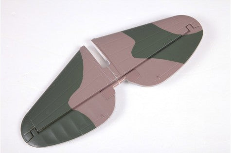 980mm P-40B Flying Tiger horizontal stabilizer with green and brown camouflage pattern.