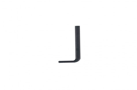 Black L-shaped hex wrench for RC model assembly and maintenance