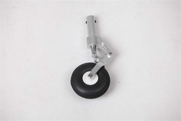 70MM Avanti V3 front landing gear with black tire and metal strut