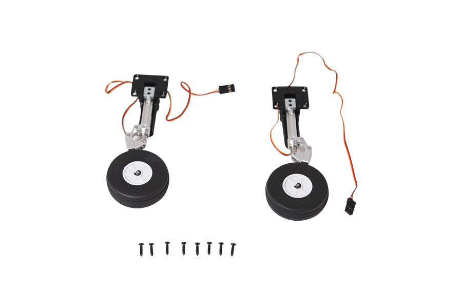 70MM Avanti V3 main landing gear with wheels and installation screws