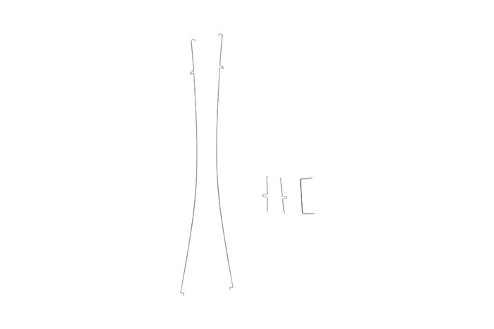Linkage rods and clips for 850mm Ranger RC planes