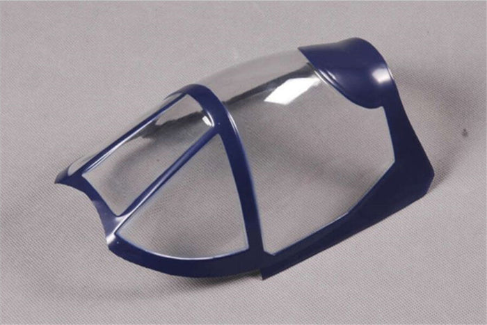 1700mm F4U Corsair V3 RC airplane plastic canopy with clear top and blue trim