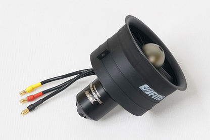 64mm 11-blade EDF fan and motor for remote control airplane propulsion system