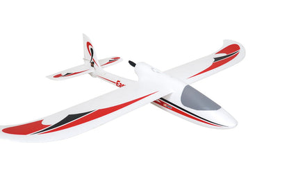 FMS 1280mm Easy Trainer RC airplane white with red graphics