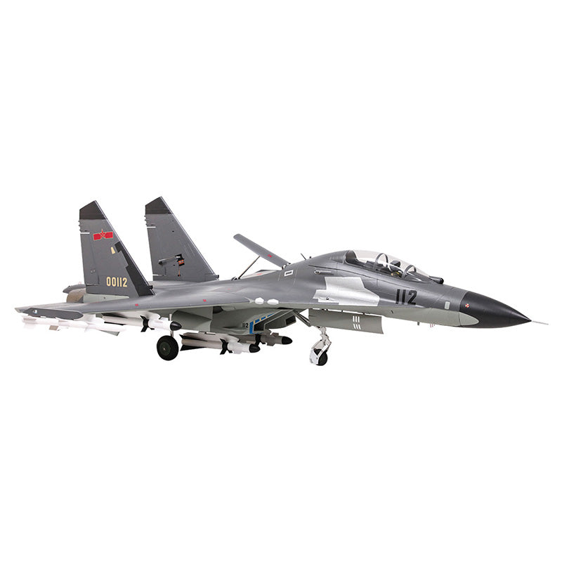 FMS Twin 70mm EDF J-11 PNP scale model jet aircraft with dual EDFs and markings '00112' and '112'.