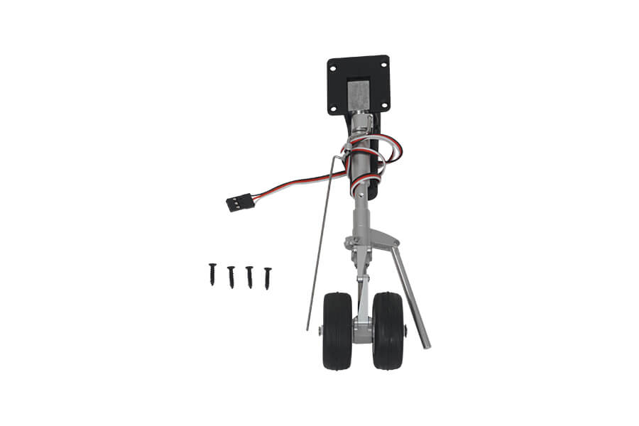 80mm Rafale front landing gear with wheels and installation screws