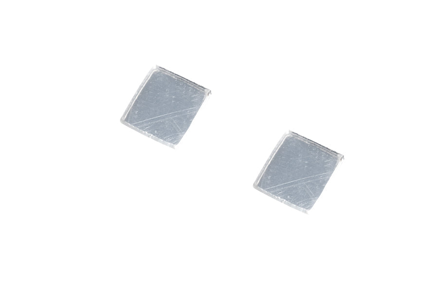 Square mirror lenses for remote control model vehicles