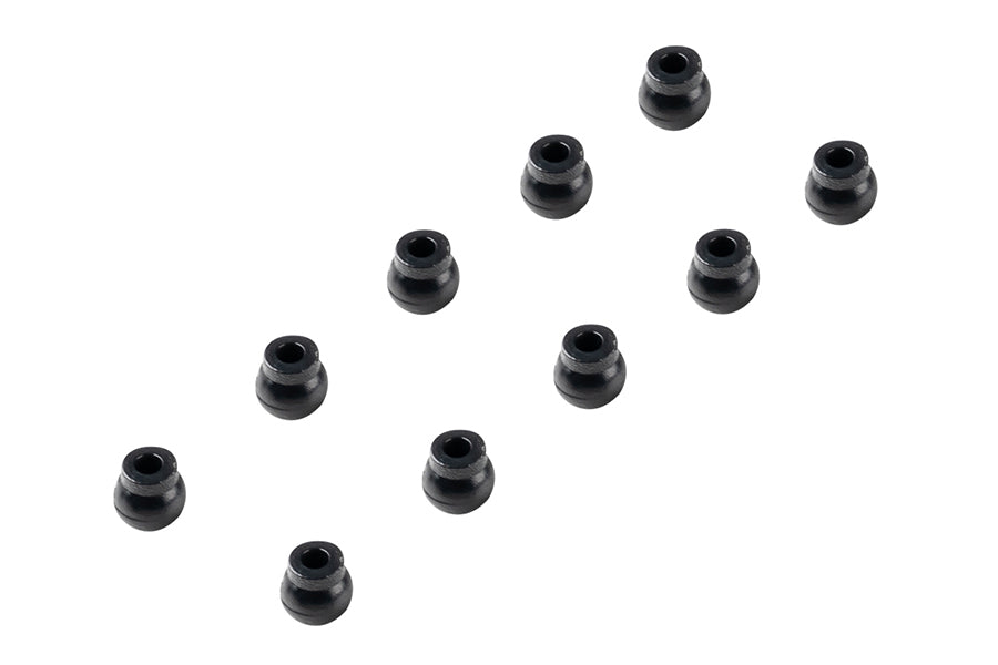 Nine black common parts for 1:18 scale M4 ball heads.