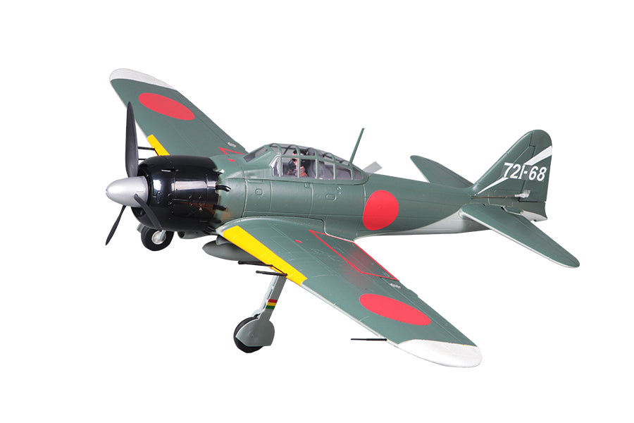 FMS A6M5 Zero model airplane with Japanese WWII insignia and detailed features
