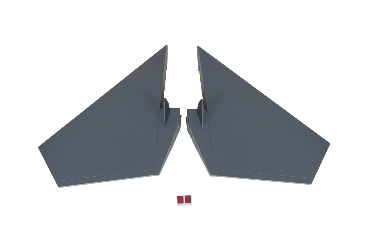70mm J-11 Horizontal Stabilizer for RC airplanes in grey color