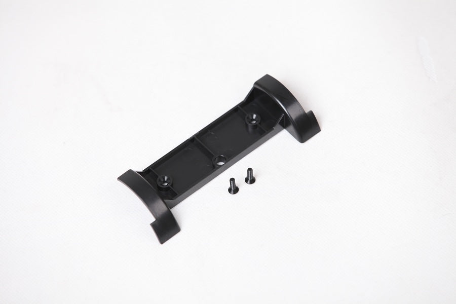 Black RC model instrument panel splint with two screws