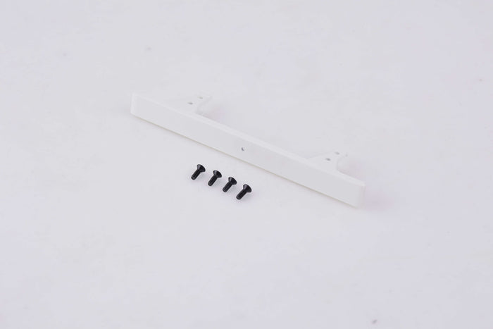 1:12 Toyota FJ45 white front bumper with four black screws
