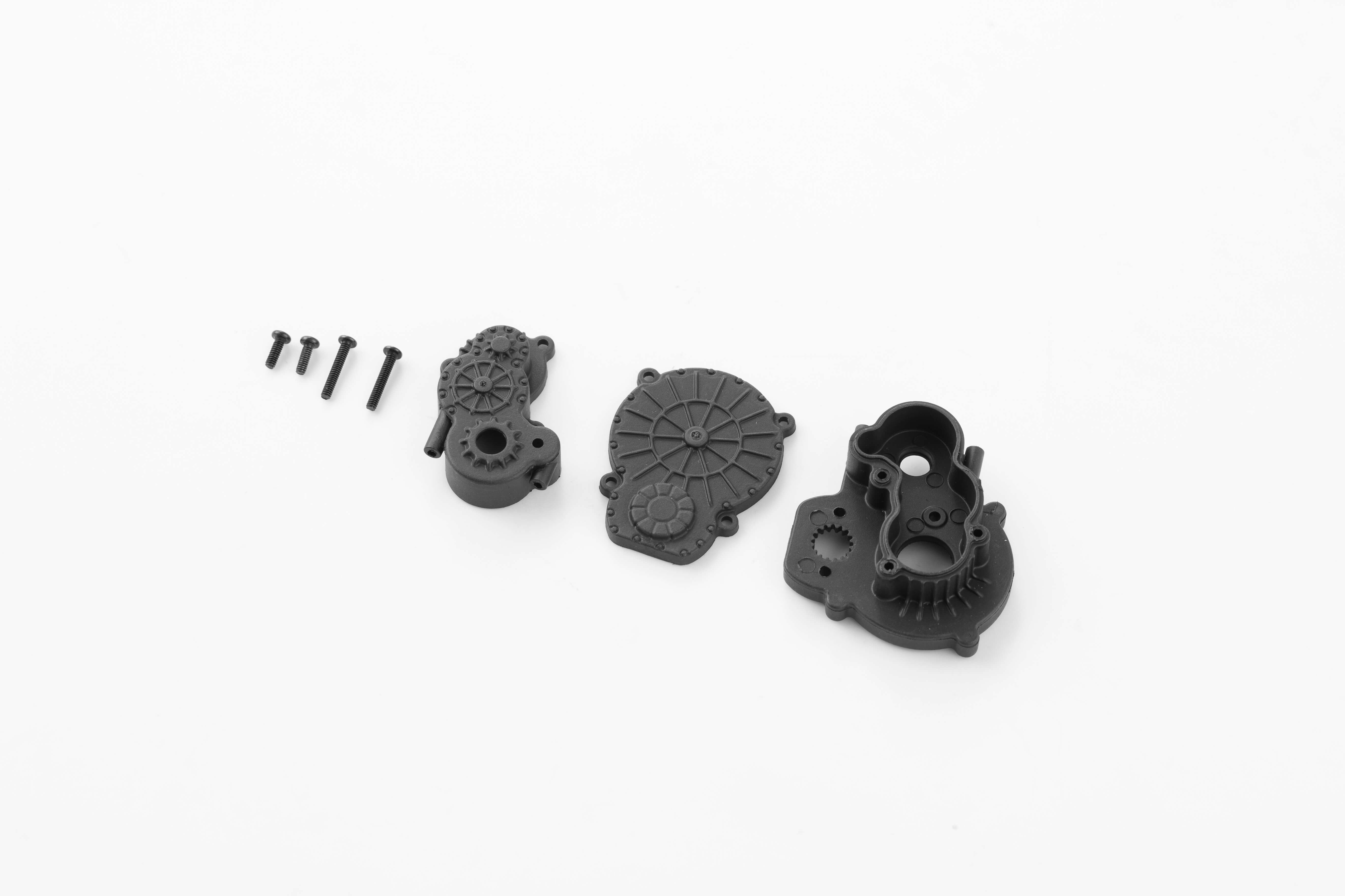 FCX24/FCX18 transmission gear box plastic parts with screws