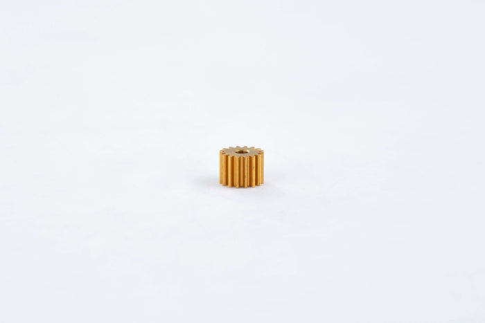 Golden pinion gear for FCX18 Hummer EV and FCX24 models