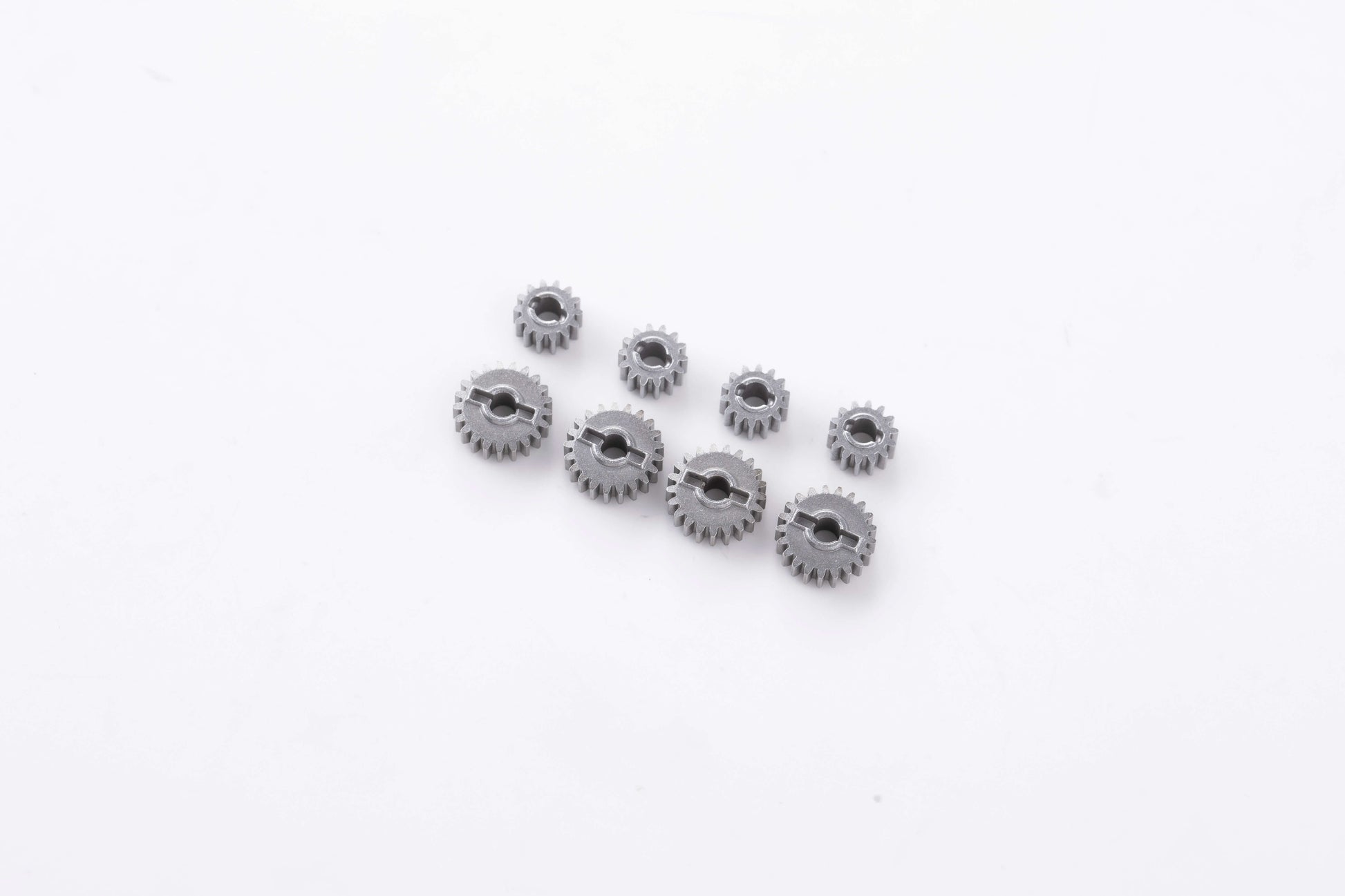 Collection of metal gears for FCX24/FCX18 RC models