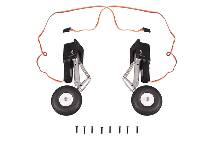 70mm 18F V2 landing gear system with wheels and installation screws