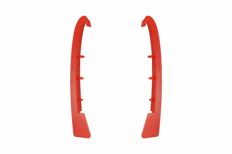 P-51 Dago Red vortex generator parts for improved aerodynamics.