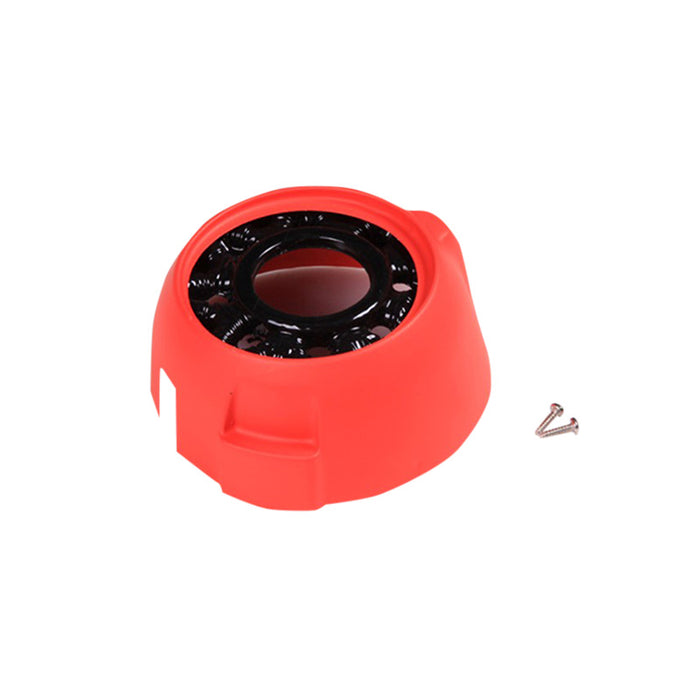 Red cowl for 800mm T-28 Trojan RC airplane with screws