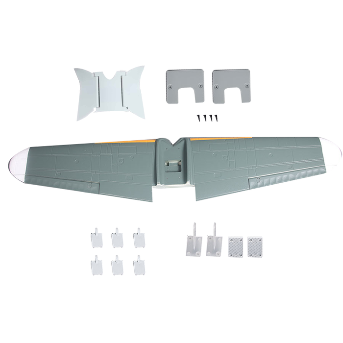 1100mm A6M5 Zero RC airplane main wing set with assembly parts