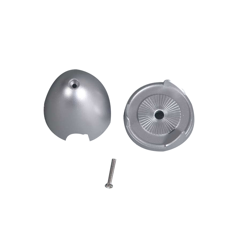 Silver RC airplane spinner with screw for A6M5 Zero model