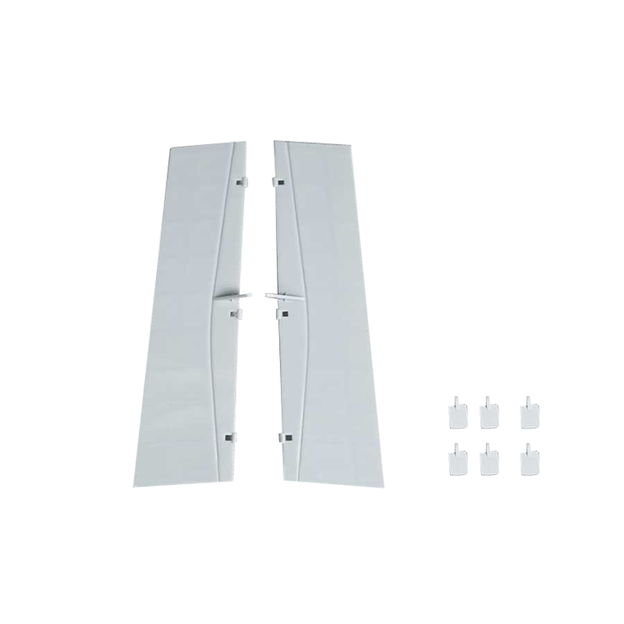Plastic flaps and connectors for 1100mm A6M5 Zero RC airplane
