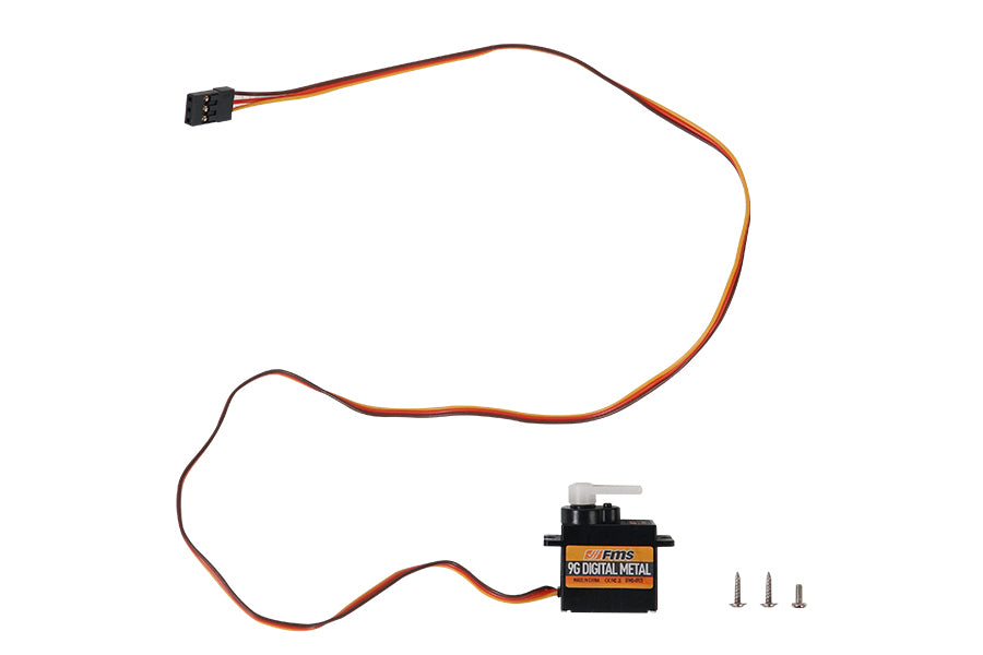 9g digital metal gear servo with 150mm wire for RC models