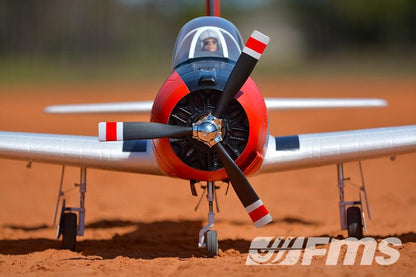 FMS 1400mm T-28D Trojan V4 Red PNP (Only Shipped to Canada)