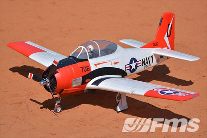 FMS 1400mm T-28D Trojan V4 Red PNP (Only Shipped to Canada)
