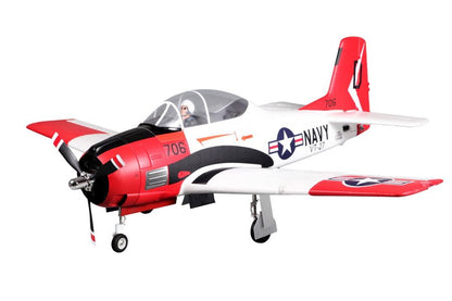 FMS 1400mm T-28D Trojan V4 Red PNP (Only Shipped to Canada)