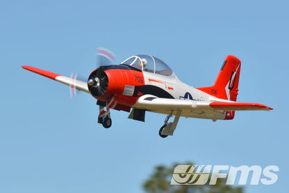FMS 1400mm T-28D Trojan V4 Red PNP (Only Shipped to Canada)